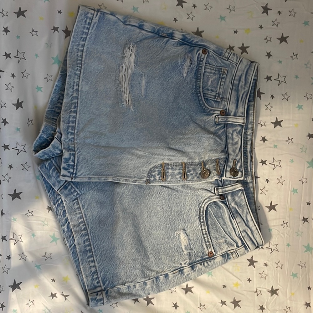 American Eagle Outfitters Light Blue Jean Shorts